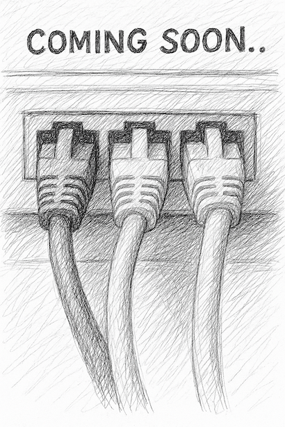 iulink Coming Soon sign. Pre-launch Landing Page